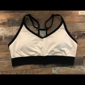 PINK Victoria’s Secret Black And White Sports Bra